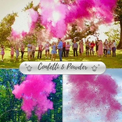 Biodegradowalne konfety ślubne Cannon Color Smoke Effect OEM ODM