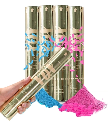 Różowa impreza Confetti Shooter biodegradowalny na ślub urodzinowy