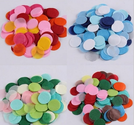 Różowy Krąg Tissue Paper Confetti Święto Ślub Urodziny