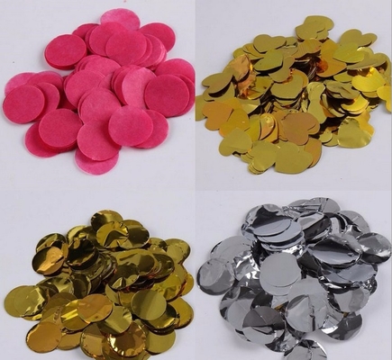 Różowy Krąg Tissue Paper Confetti Święto Ślub Urodziny