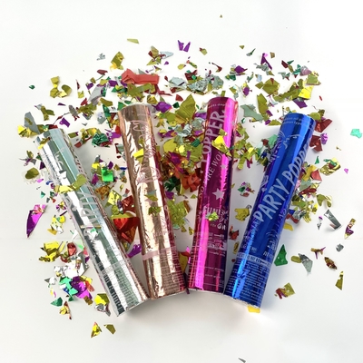 Płeć Konfetti Poppers Biodegradowalna Płeć Reveal Confetti Kolor Efekt Dymu