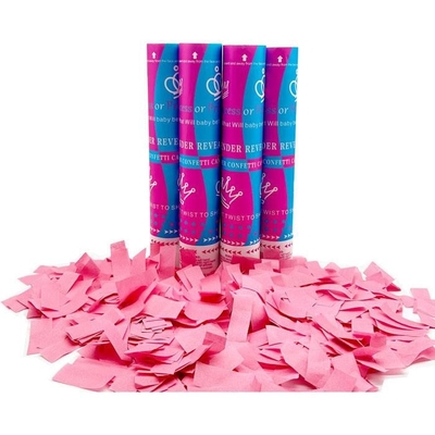 Dziecko Objawia Płeć Konfetti Kanon Niebieski lub Różowy Chłopiec lub Dziewczyna Party Popper Slip 30/45/60cm