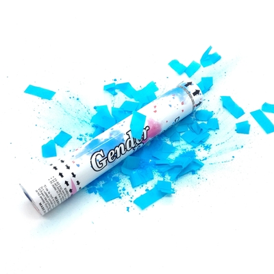Płeć Reveal Confetti Party Popper Kolorowy Dym Holi Powder biodegradowalny płomienioodporny party popper confetti