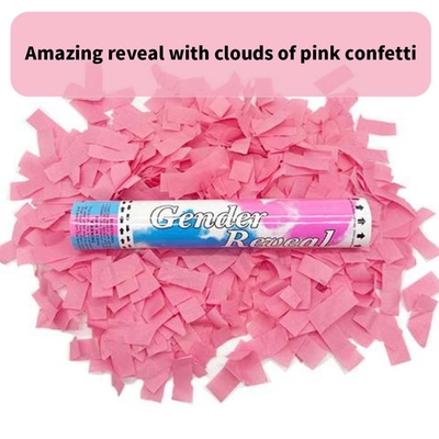 Płeć Reveal Confetti Party Popper Kolorowy Dym Holi Powder biodegradowalny płomienioodporny party popper confetti