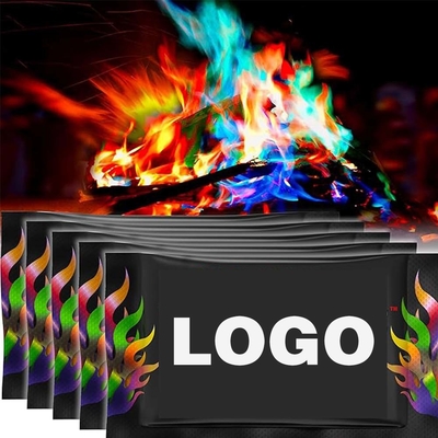 Kolor Magiczny Proszek Ogień 10 x 10 g Magiczny Płomień Kolorowy Ogień Proszek Neon Płomienie