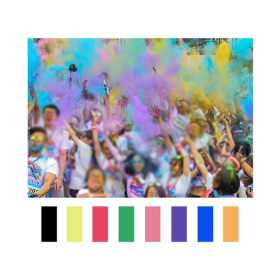 Strona lub Dzieci Farby Pigment Organic Holi Gulal Powder dla łatwo myjących się barwników