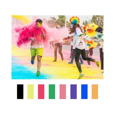 Łatwo myte barwniki Holi Gulal Powder Pigment nie toksyczny dla bezpiecznych i zabawnych uroczystości