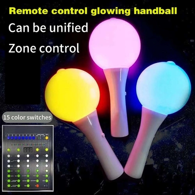 18*10CM LED Glow Blinking Stick White Shell Ball Wand Na festiwalne materiały koncertowe