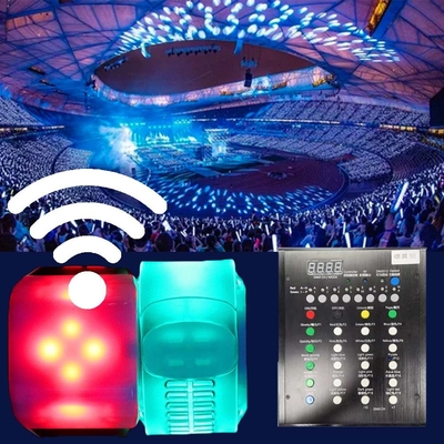 Dostosowanie Dmx sterowane LED Flash zapaska do imprezy rave