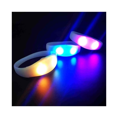 2024 DMX 512 Oświetlenie Zdalnie sterowane LED Bracelet RGB Pulseras Brasil luz gira Pulseras LED Con Control DMX