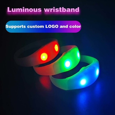 2024 DMX 512 Oświetlenie Zdalnie sterowane LED Bracelet RGB Pulseras Brasil luz gira Pulseras LED Con Control DMX