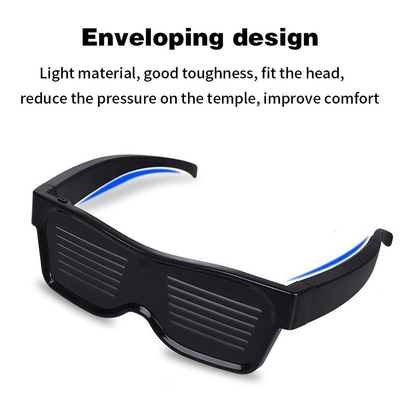 LED Kolor Zabawki Okiennik Świecący Okulary Zabawy Okulary LED Okulary urodzinowe Przybory Błyskowe Zmieniające 3D Świetliste okulary