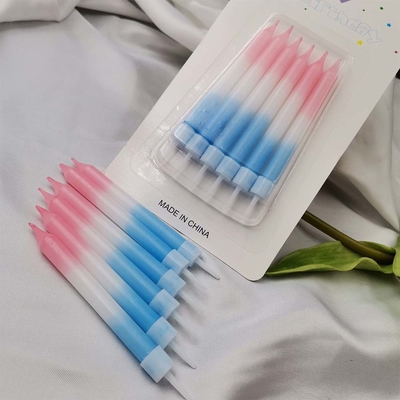 Gradient Kolory Spiralny kij Świece z tortem urodzinowym 2 Metody druku kolorowego