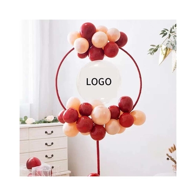 Sprzedaż hurtowa Dekoracja ślubna Balon kolumnowy Pierścień Bracket Ślubna droga Balon ołowiowy