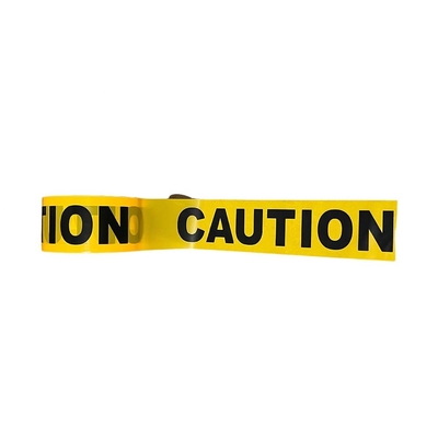 200 m długości PET Safety Warning Warning Tape z wodoodporną drukowaną wstążką barierową