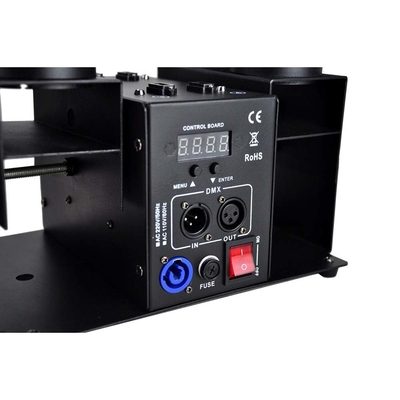 120W 4 głowica elektroniczne konfetti Launcher Maszyna z DMX sterowanie dla ślubu urodziny konfetti Cannon