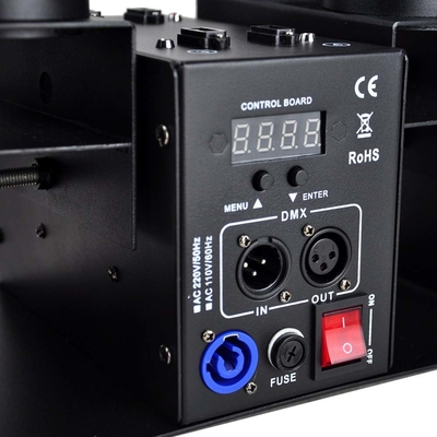 120W 4 głowica elektroniczne konfetti Launcher Maszyna z DMX sterowanie dla ślubu urodziny konfetti Cannon