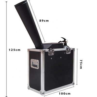 100W Elektryczna maszyna do konfetti Trachea 3m Mini LED konfetti Blast Machine