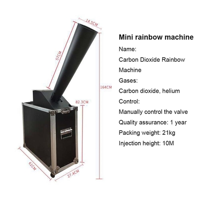 8M Jet Paper Co2 Cyclone Confetti Cannon Machine Efekt małej sceny dla pokrytej powierzchni 60-100m kwadratowych