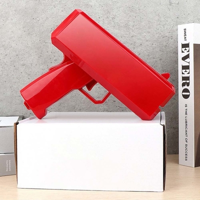 Dekoracja imprezy Urodziny Pieniądze Cannon Spray Prawdziwy Plastikowy Pistolet Rozrzucacz Złoto Zabawki Dolar Pieniądze Pistolet do zabawy