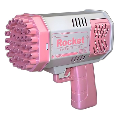 Plastic40 Holes Rocket Bazooka Bubble Gun Toys Recargable s Machine Outdoor Summer dla dzieci