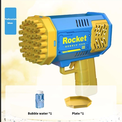 Plastic40 Holes Rocket Bazooka Bubble Gun Toys Recargable s Machine Outdoor Summer dla dzieci
