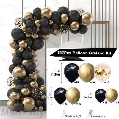 Różowy Błękitny Lateks Balon Archy Set Ślubne Urodziny impreza Dekoracja Balony Set