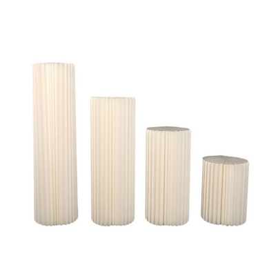 2024 Sprzedaż hurtowa 4 sztuk składanej papieru Desert Display Stand White For Event