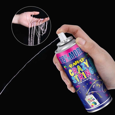 Zakres strzelania 5-8m ekonomiczny kolorowy streamer i głupie szalone struny spray do dekoracji festiwalowych