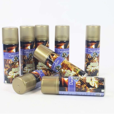 Kolorowy spray śnieżny na indyjską święto Holi Święto śniegu złoto i srebro