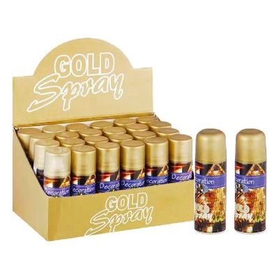 Kolorowy spray śnieżny na indyjską święto Holi Święto śniegu złoto i srebro